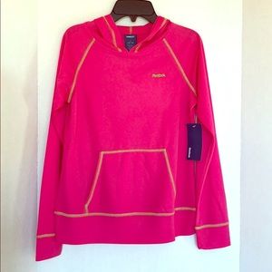 Girls Reebok long sleeve shirt sz L 12-14 Pink NWT